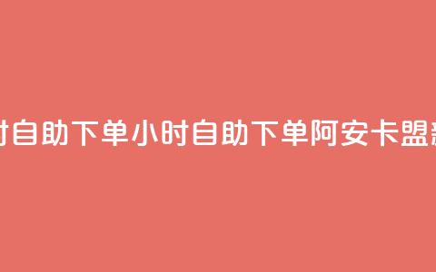 阿安卡盟24小时自助下单 - 24小时自助下单!阿安卡盟新体验!~ 第1张 阿安卡盟24小时自助下单 - 24小时自助下单!阿安卡盟新体验!~ 第1张