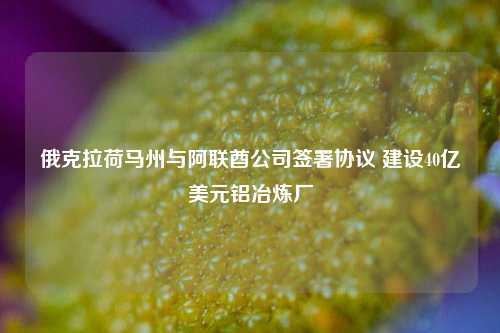 俄克拉荷马州与阿联酋公司签署协议 建设40亿美元铝冶炼厂  第1张