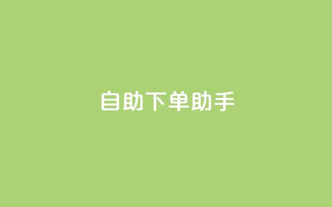 自助下单助手,卡盟自动发卡网 - 抖音作品点赞自助 dy自助下单网  第1张