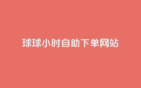 球球24小时自助下单网站 - 24小时自助下单网站为球球提供便捷服务。  第1张