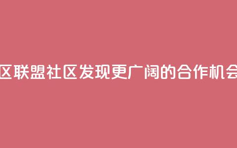 卡盟社区(联盟社区:发现更广阔的合作机会) 第1张 卡盟社区(联盟社区:发现更广阔的合作机会) 第1张