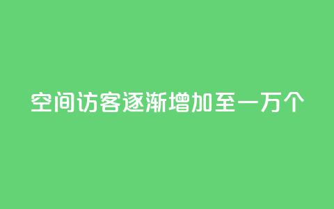 qq空间访客逐渐增加至一万个  第1张