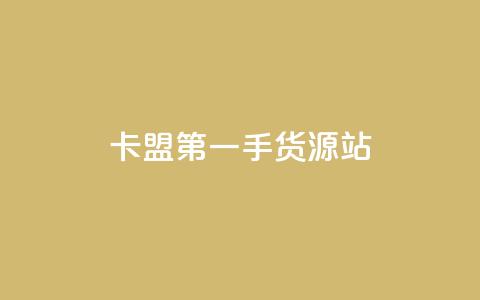 卡盟第一手货源站 - 卡盟第一手货源站——打造你的独一无二的加密在线购物平台~  第1张