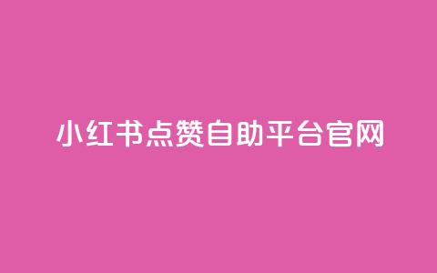 小红书点赞自助平台官网 - 小红书点赞自助平台使用指南与技巧分享!  第1张