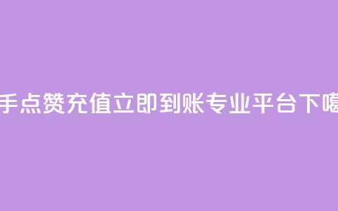 快手点赞充值立即到账专业平台 第1张 快手点赞充值立即到账专业平台 第1张
