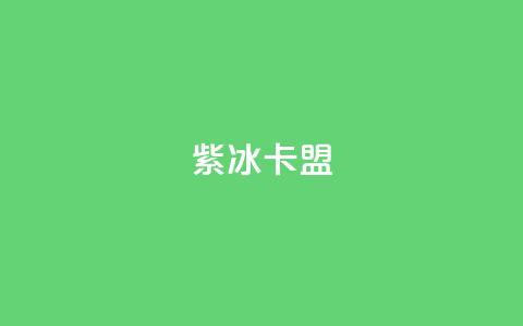 紫冰卡盟 - 紫冰卡盟:一站式SEO服务平台~ 第1张 紫冰卡盟 - 紫冰卡盟:一站式SEO服务平台~ 第1张