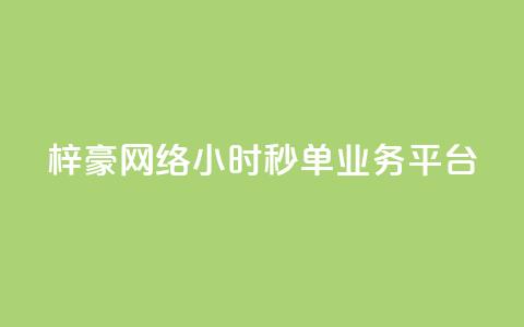 梓豪网络24小时秒单业务平台,免费快手播放量平台 - qq秒赞自助网站官网 qq会员低价开通网站  第1张