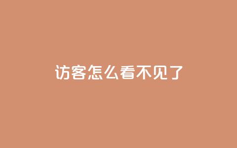 qq访客怎么看不见了,qq空间说说赞qq支付 - qq业务自助下单平台 在线领取1000赞抖音  第1张