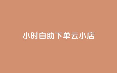24小时自助下单云小店 - 全天候自助下单云商店助您轻松购物~  第1张