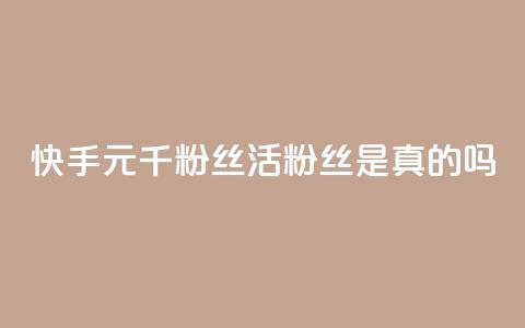 快手1元1000千粉丝活粉丝是真的吗,空间业务在线下单全网最低价 - tt动态点赞业务平台在哪里 qq无限点赞应用  第1张