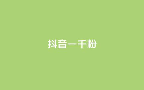 抖音一千粉,dy业务卡盟网站最低价 - ks自助平台秒到账 qq空间说说软件  第1张