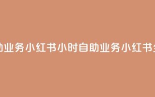 小红书24小时自助业务(小红书24小时自助业务 → 小红书全天候自助服务)