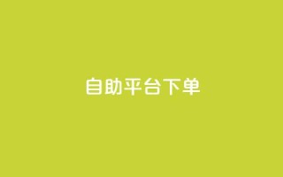 qq自助平台下单 - QQ自助平台快速下单指南!
