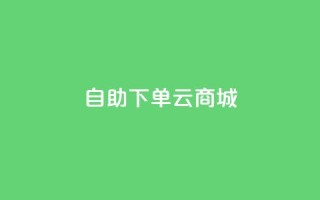 自助下单云商城,抖音卖粉丝 - 快手24小时购买平台 - 自助下单dy超低价