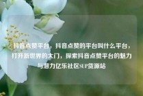 抖音点赞平台，抖音点赞的平台叫什么平台，打开新世界的大门，探索抖音点赞平台的魅力与潜力亿乐社区SUP货源站