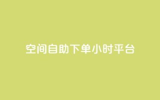 QQ空间自助下单24小时平台 - 24小时自助下单QQ空间乐享新体验~