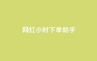网红24小时下单助手,ks免费业务平台call - 网红助手的app特色 - 抖音点赞极速到账