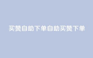 dy买赞自助下单(dy自助买赞下单)