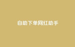 自助下单网红助手,点赞链接入口 - 快手一块钱100个 - qq业务自助商城